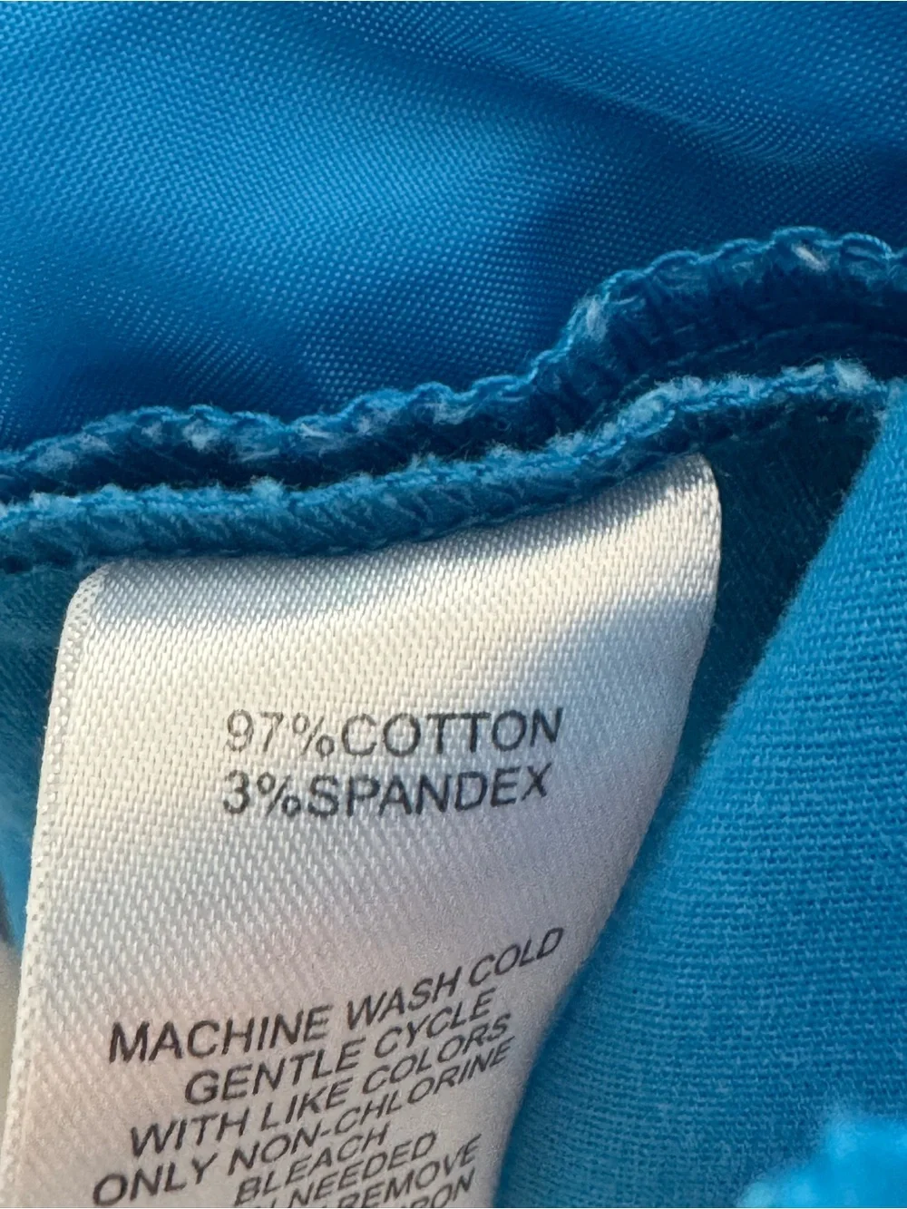 Calvin Klein Teal Blue Women's Casual Zip Pocket Shorts